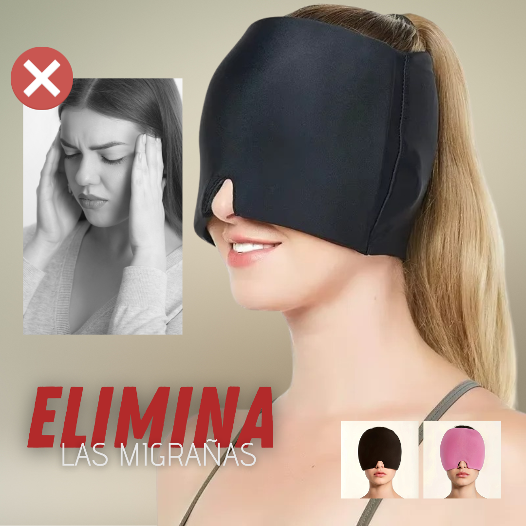 MigraRelief™ – Mascarilla de gel terapéutica para migrañas y estrés